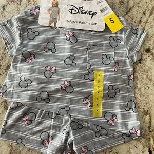 Disney Minnie Girls kids Pajama Set 2 pieces New